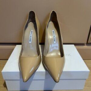 Manolo Blahnik BB - Nude Patent 41/10/11